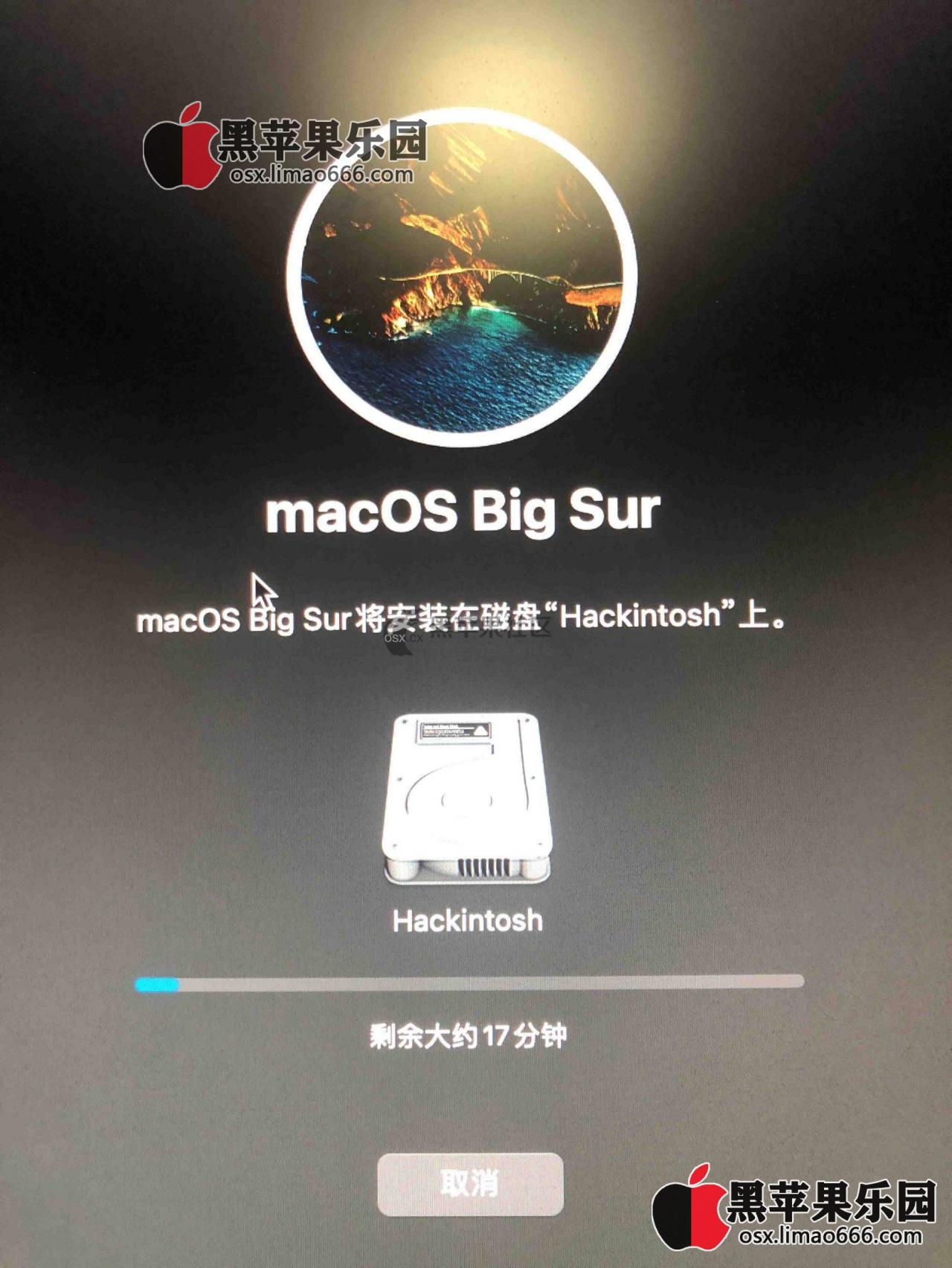 最新2021macOS Big Sur 11.1 黑苹果安装教程