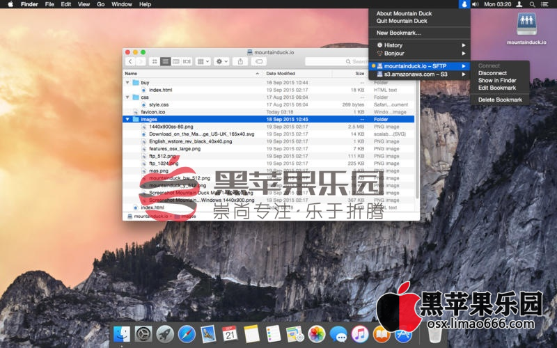Mountain Duck For Mac v4.4.0 服务器远程磁盘映射工具